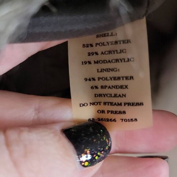 Ann Taylor Faux Fur Vest Brown XS - Picture 5 of 9